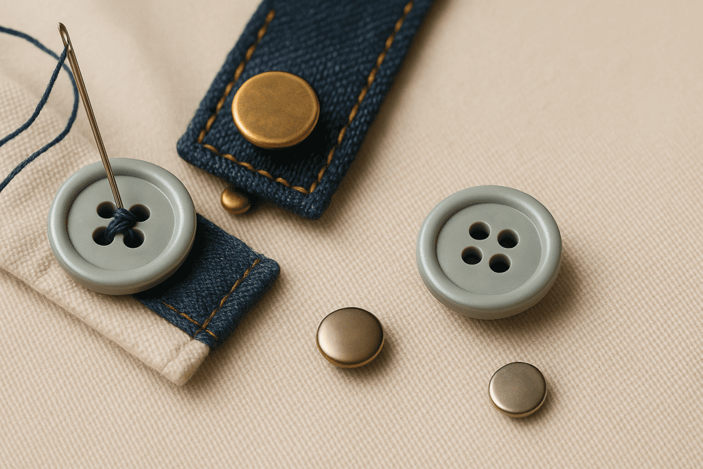Button Fasten Process Button Attachment Methods & Quality Control | TFF