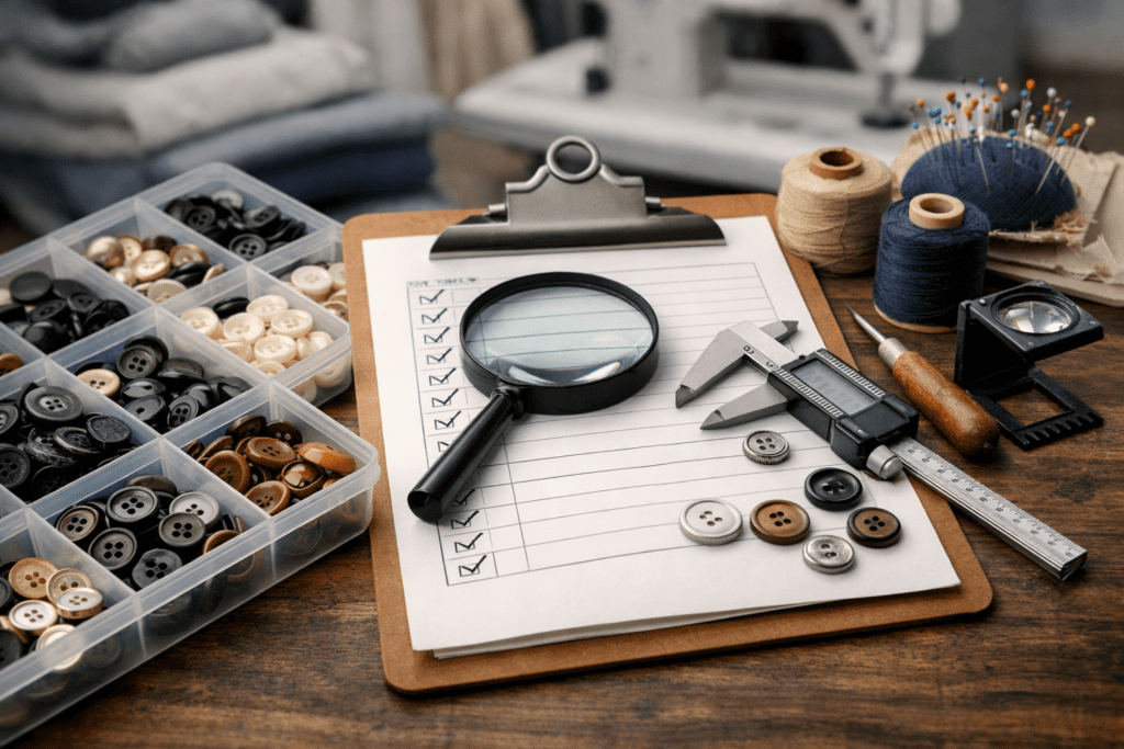 Exquisite Buttons Manufacturing Quality Checklist: Sourcing Buttons for Manufacturing